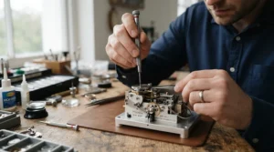 Performing routine maintenance on the extruder of a 3D printer for beginners with tools